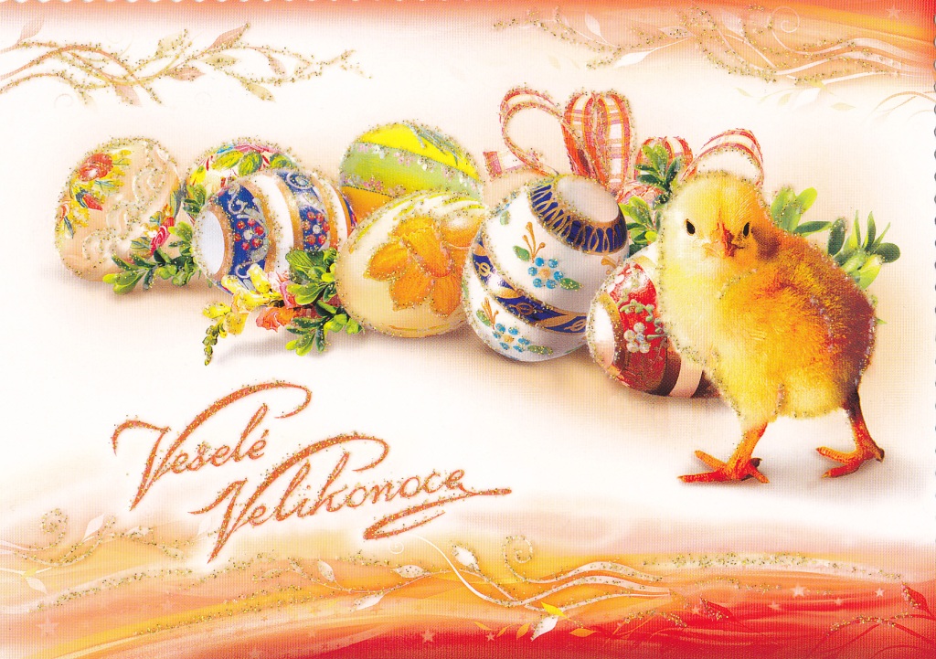 velikonoční pohlednice